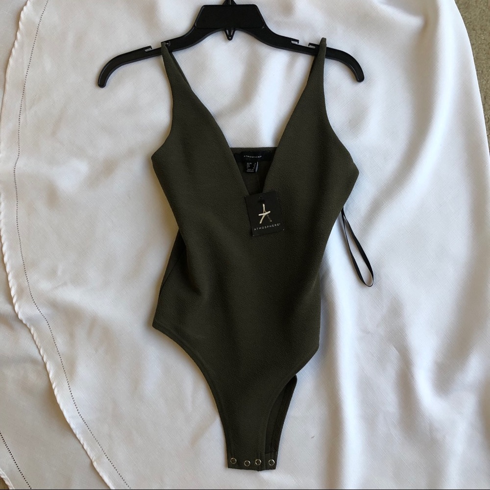 Olive Green Body Suit